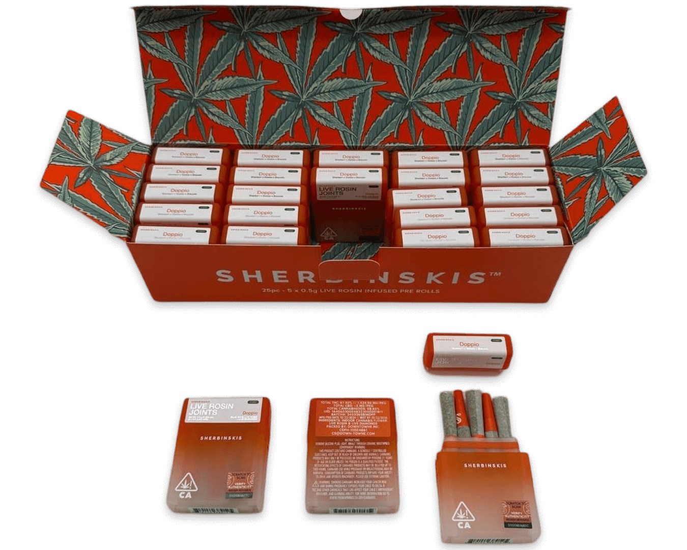 Sherbinski: Rosin Infused Pre-rolls 2.5G