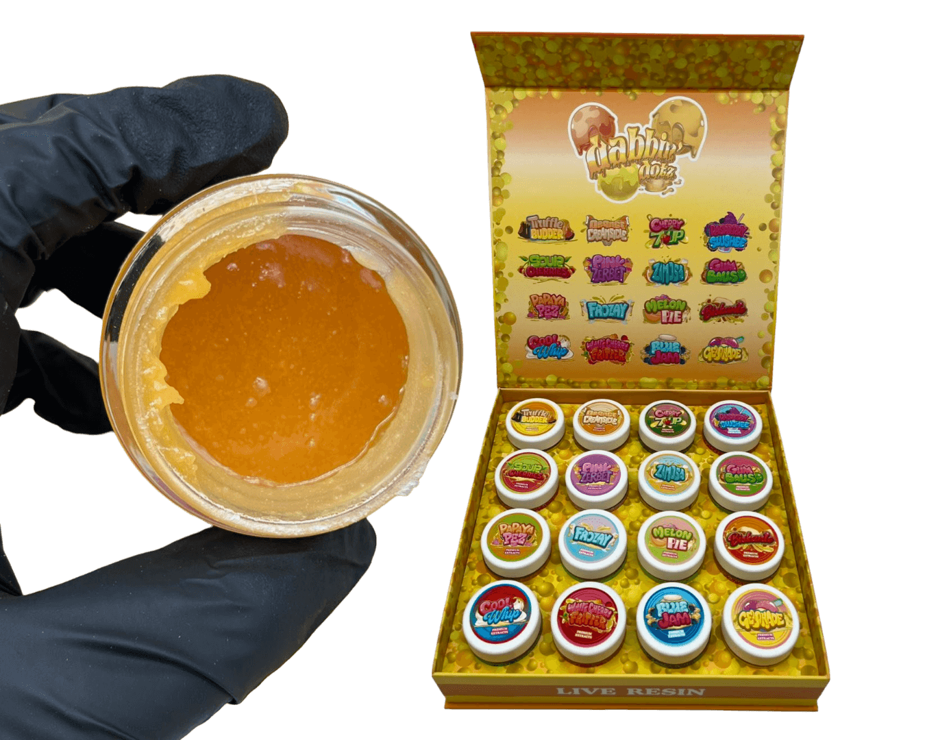 Dabbin Dotz: Live Resin Badder 1oz