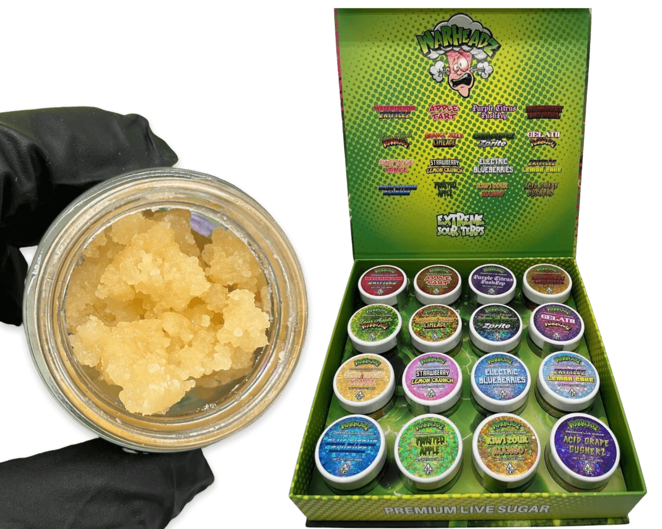 Warheadz: Sugar Sour Edition 1oz