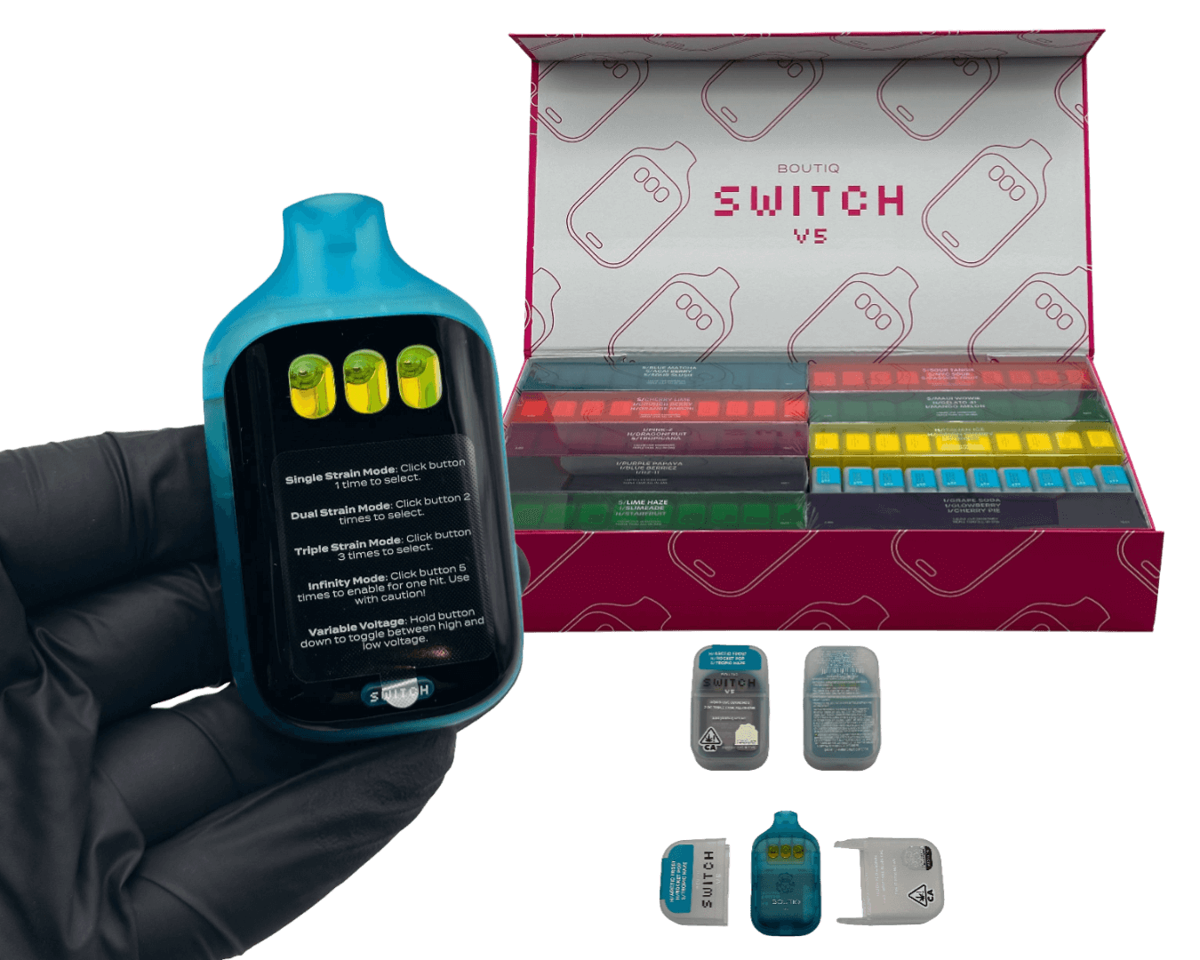 Boutiq Switch Triple Tank V5: Liquid Diamond 2G